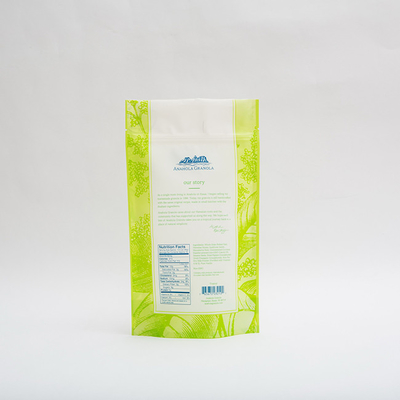 24OZ Anahola Granola أكياس بلاستيكية مخصصة للأغذية البلاستيكية الحقيبة تغليف أغذية